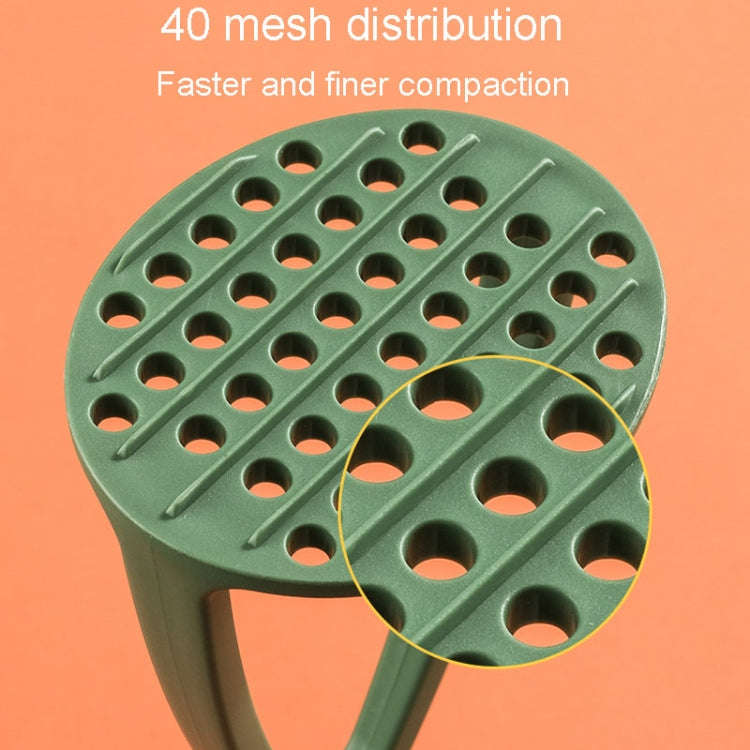 Household Potato Masher Baby Supplementary Food Tools Potato Presser(Green)