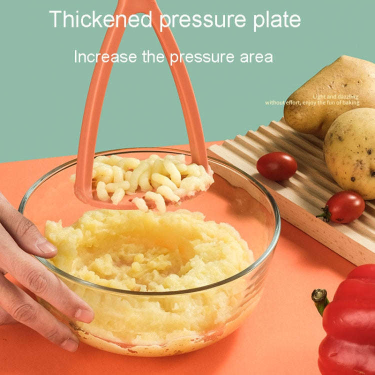 Household Potato Masher Baby Supplementary Food Tools Potato Presser(Coffee)