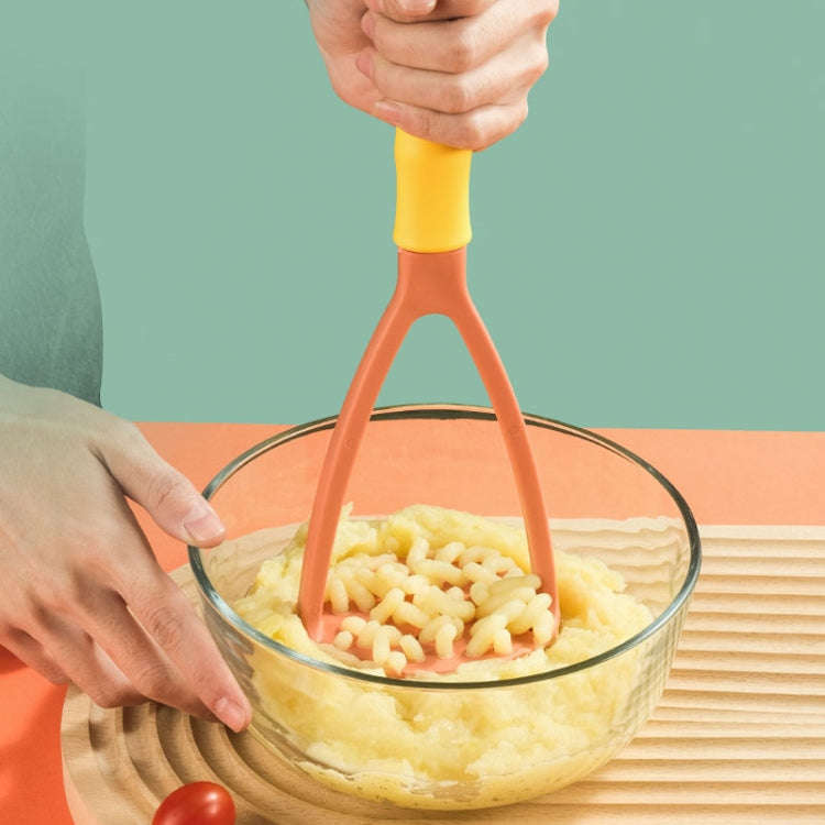 Household Potato Masher Baby Supplementary Food Tools Potato Presser(Green)