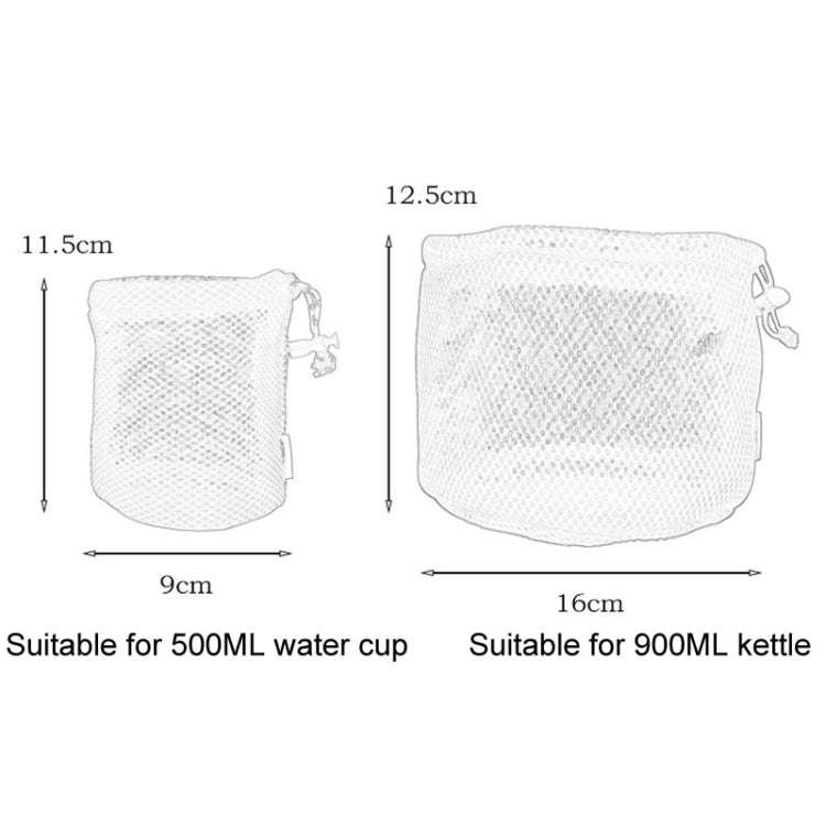 COOL CAMP CF-3019 Outdoor Camping Sandwich Round Bottom Storage Bag Portable Camping Mug Teapot T...