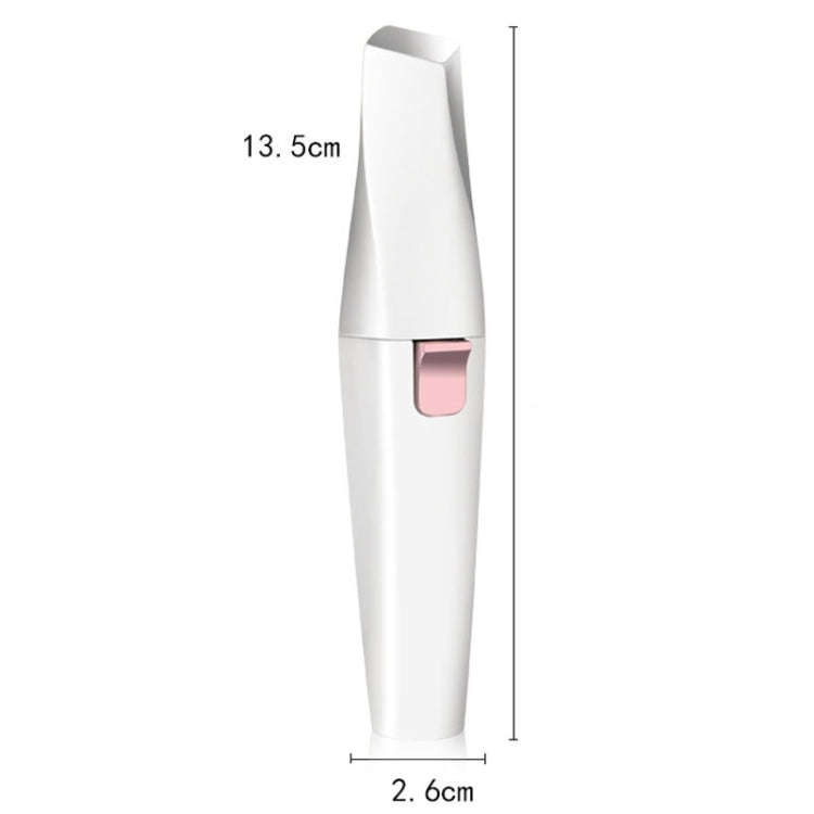 2 In 1 Electrical Eyebrow Trimmer Ladies Shaver Eyebrow Shapers, Model: USB Charging White
