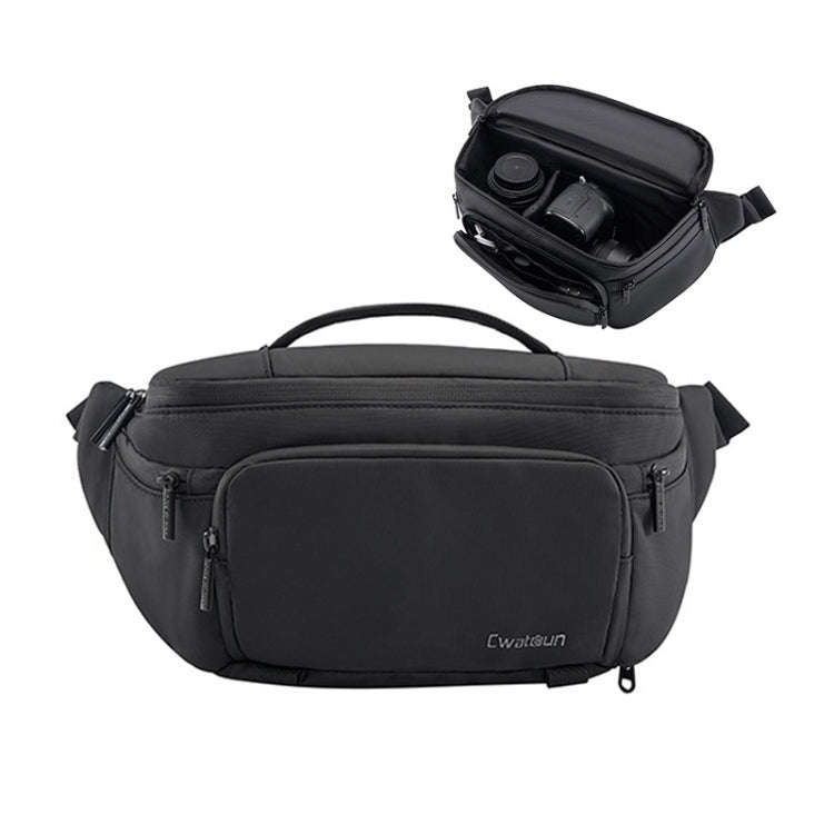 Cwatcun D105 Large Multi-functional Camera Waist Pack Simple and Lightweight Microslr Camera Bag ...