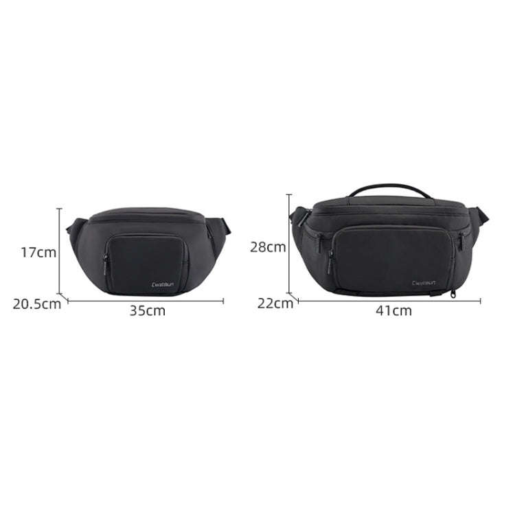 Cwatcun D105 Large Multi-functional Camera Waist Pack Simple and Lightweight Microslr Camera Bag ...