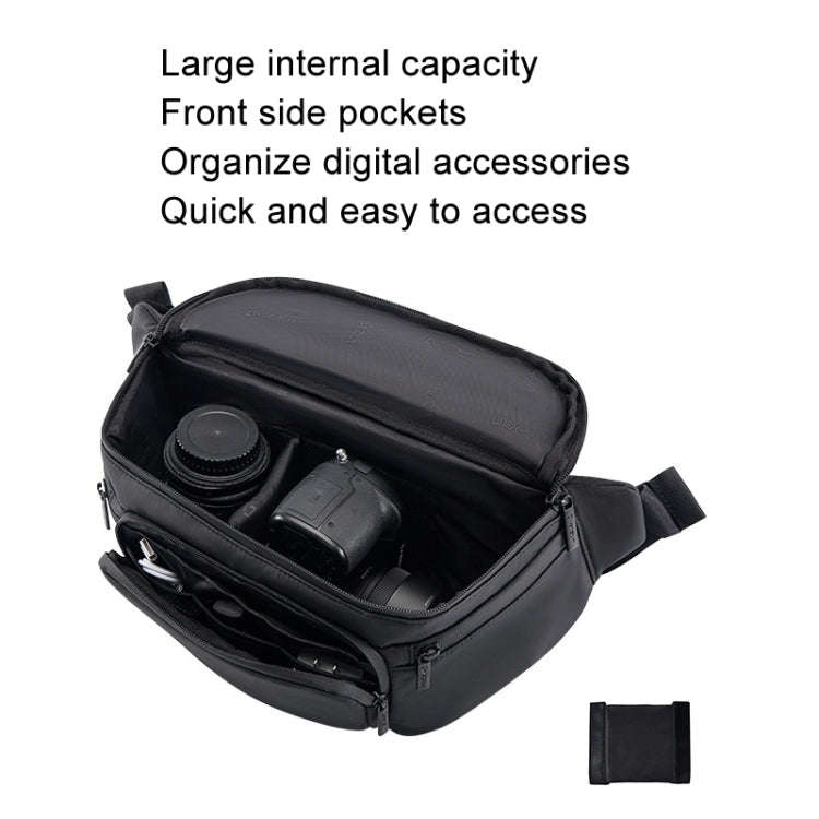 Cwatcun D105 Large Multi-functional Camera Waist Pack Simple and Lightweight Microslr Camera Bag ...
