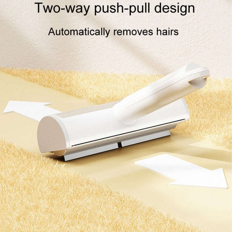 Pet Clothes Bed Sheets Hair Brush Electrostatic Adsorption Hair Remover(Yellow)