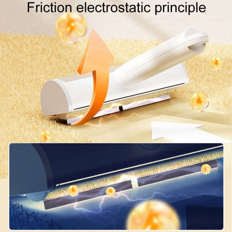 Pet Clothes Bed Sheets Hair Brush Electrostatic Adsorption Hair Remover(Yellow)