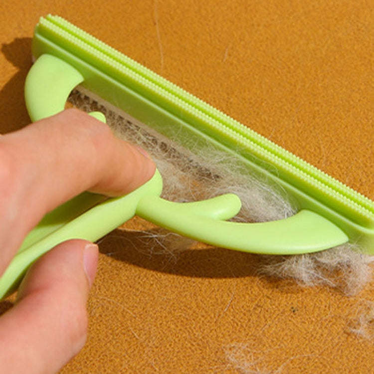 Cats Hair Removal Brush Antler Household Pet Sticky Coat Cleaner(Coffee Color)