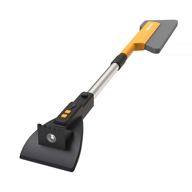 Car Multifunctional Telescopic Snow Shovel Glass Defrost De-icing Brush Winter Cleaning Tools, Sp...