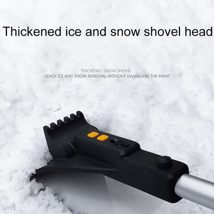 Car Multifunctional Telescopic Snow Shovel Glass Defrost De-icing Brush Winter Cleaning Tools, Sp...