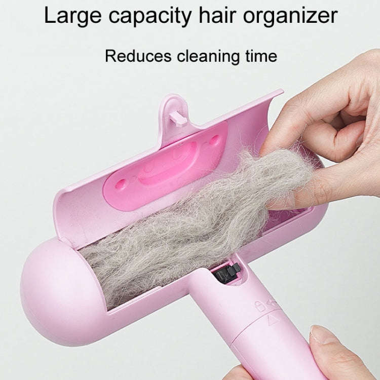 Portable Washable Roller Hair Sticker Pig Shape Pet Static Hair Remover(Yellow)