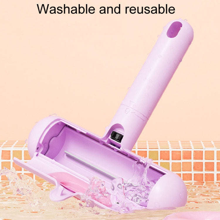 Portable Washable Roller Hair Sticker Pig Shape Pet Static Hair Remover(Pink)
