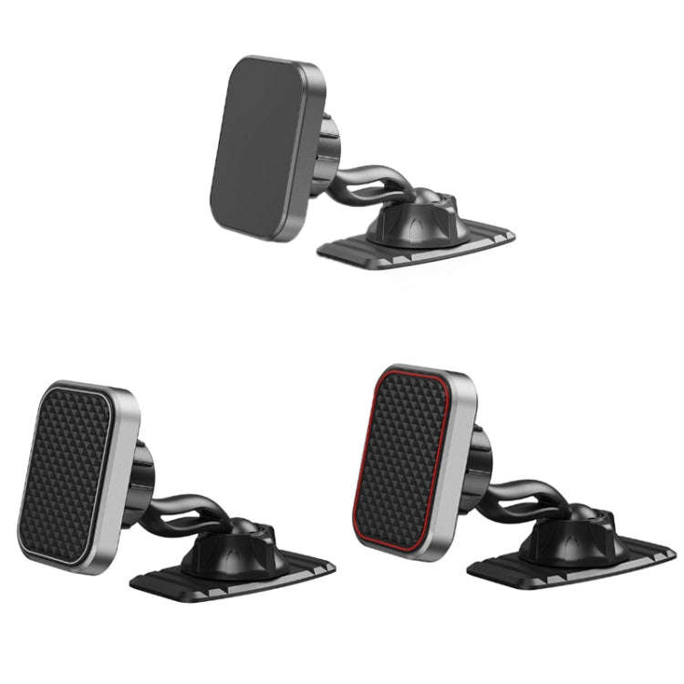 Double-headed 360 Degree Car Magnetic Mobile Phone Navigation Holder(Red)