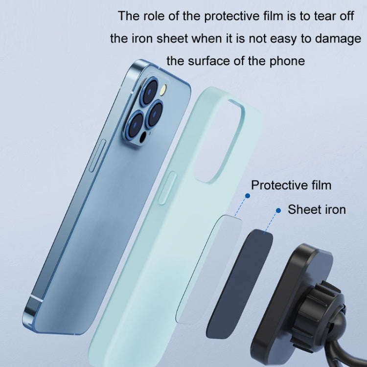 Double-headed 360 Degree Car Magnetic Mobile Phone Navigation Holder(Gray)