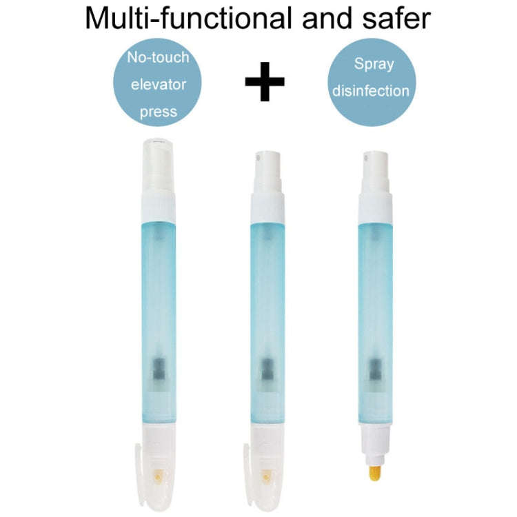 Alcohol Pen Touchless Elevator Push Epidemic Stick Spray Pen(Blue)