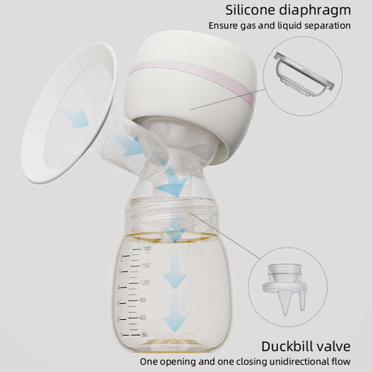 MZ-003 LED Digital Display Smart Adjustable Fully Automatic Massage Painless Silent Breast Pump(B...