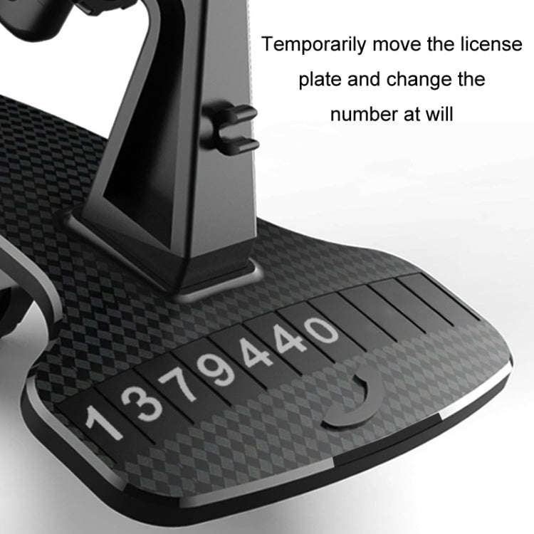 Magnetic Mobile Phone Car Holder Dashboard Parking Number Plate(X1+Q3)