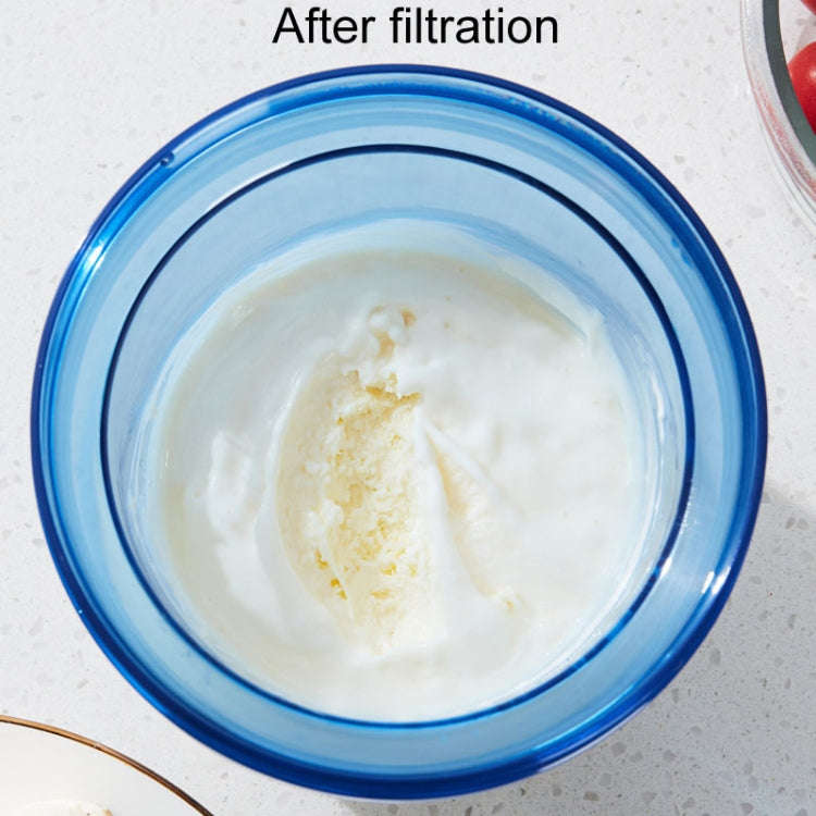 Household Whey Separation Yogurt Strainers Homemade Cheese Filter Tool(Blue)