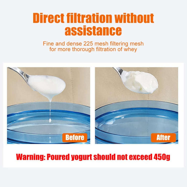 Household Whey Separation Yogurt Strainers Homemade Cheese Filter Tool(Blue)
