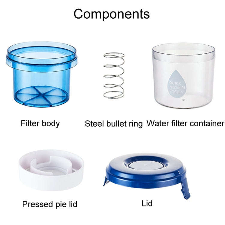 Household Whey Separation Yogurt Strainers Homemade Cheese Filter Tool(Blue)