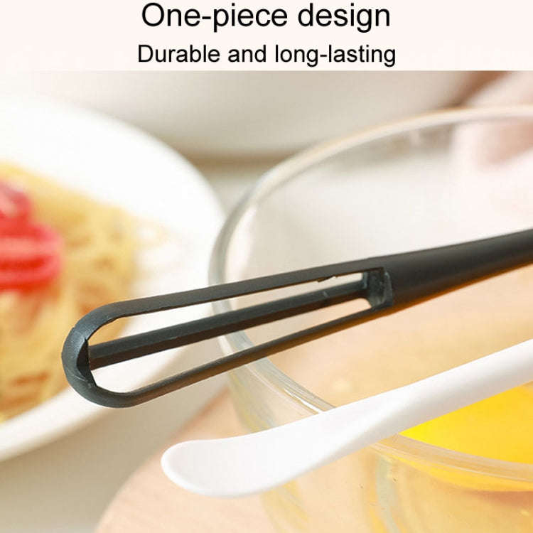 5pcs Household Mini Whisk With Small Spoon Kitchen Multifunctional Stirring Stick(Black)