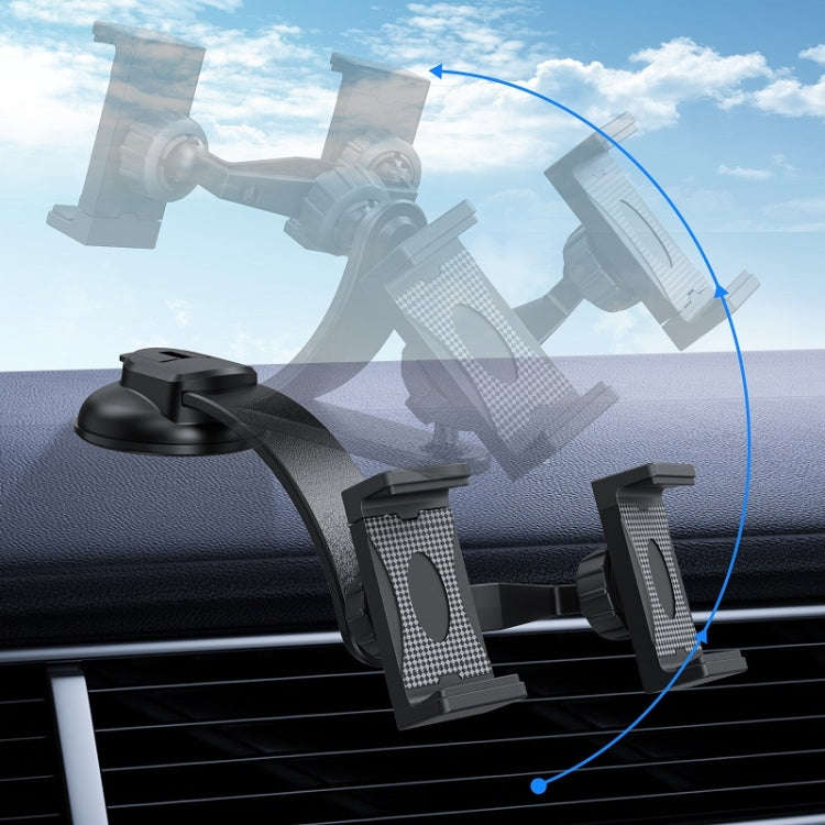 Car Dashboard Suction Cup Double Chuck Mobile Phone Holder(ZP-T1)