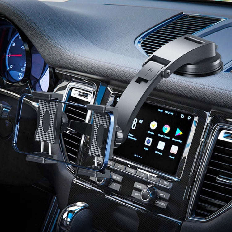 Car Dashboard Suction Cup Double Chuck Mobile Phone Holder(ZP-T1)
