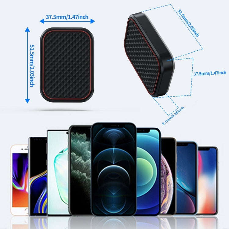 Flat Adhesive Magnetic Car Mobile Phone Navigation Holder(Black)