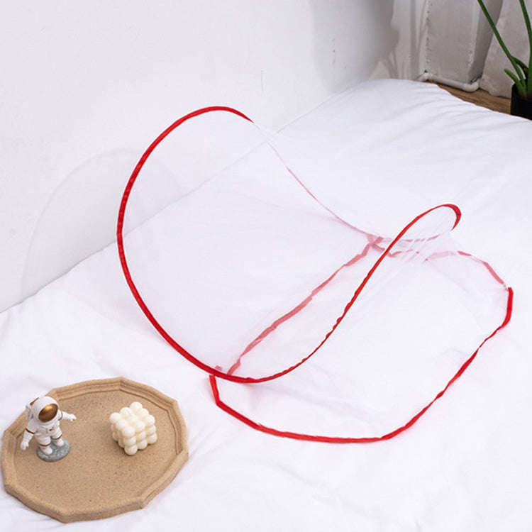 Installation-free Folding Portable Travel Insect-proof Mesh Cover Head Mini Mosquito Net, Color: ...