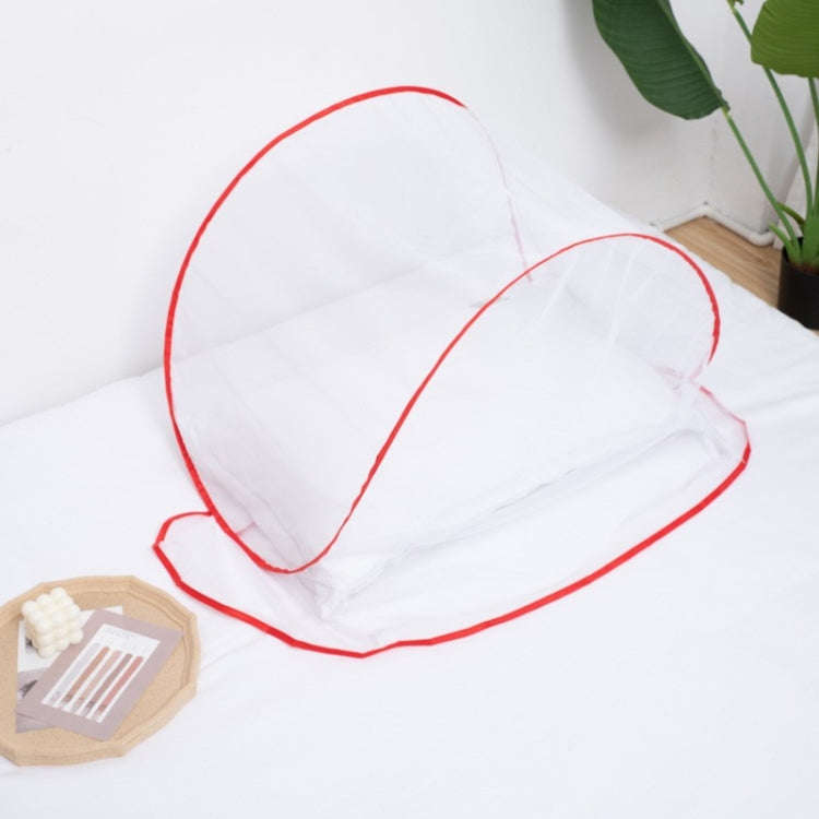 Installation-free Folding Portable Travel Insect-proof Mesh Cover Head Mini Mosquito Net, Color: ...