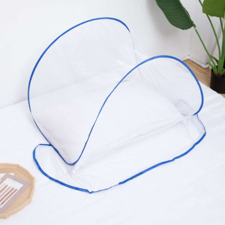 Installation-free Folding Portable Travel Insect-proof Mesh Cover Head Mini Mosquito Net, Color: ...