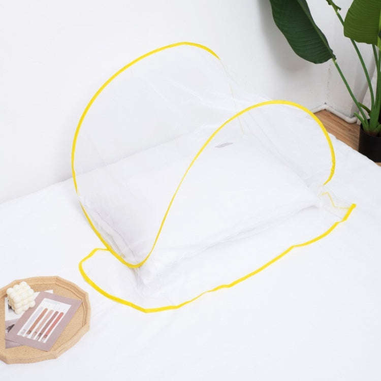 Installation-free Folding Portable Travel Insect-proof Mesh Cover Head Mini Mosquito Net, Color: ...