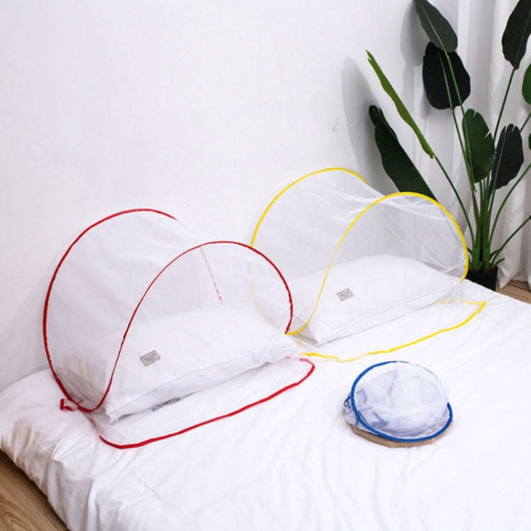 Installation-free Folding Portable Travel Insect-proof Mesh Cover Head Mini Mosquito Net, Color: ...