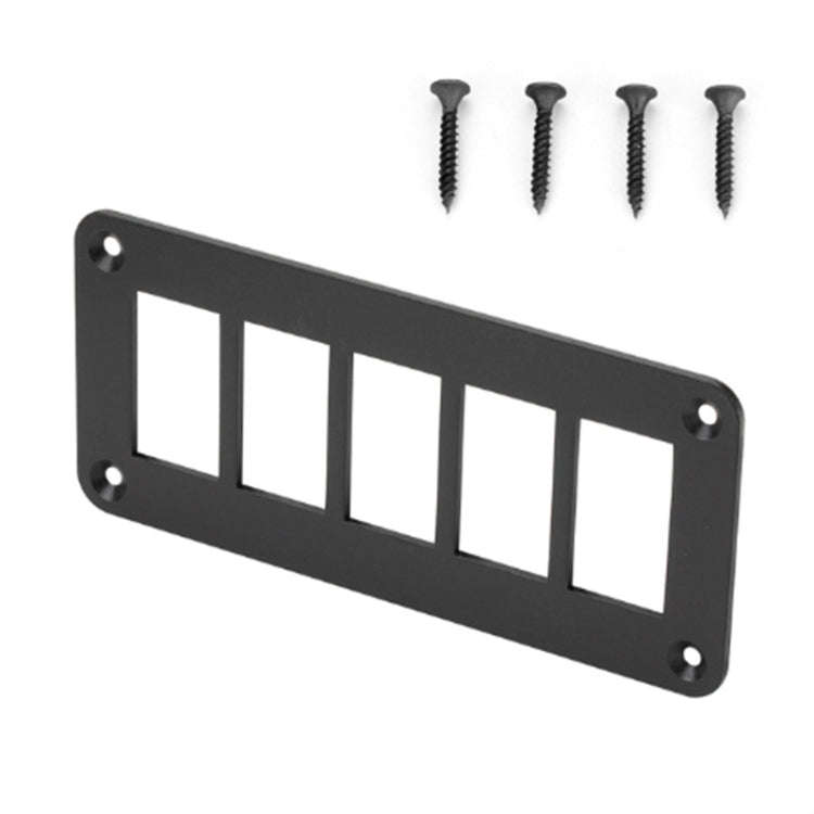 Road Aluminum Rocker Switch Panel Housing Bracket for Narva Type Boats Automotive Switch Parts, S...