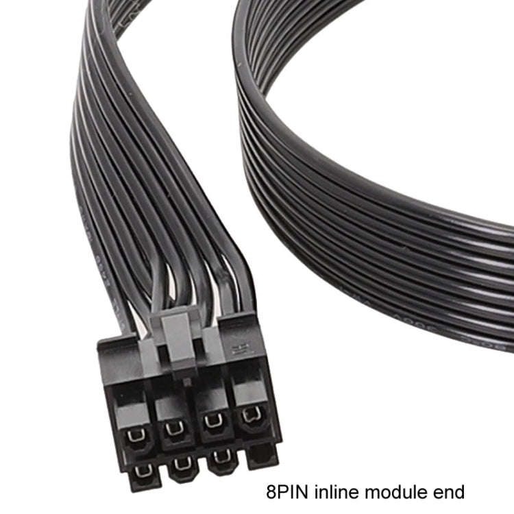50cm For Corsair 18AWG Flat Cable Power Module Cable Graphics Card Module Cable 8Pin To 8Pin 6+2(...