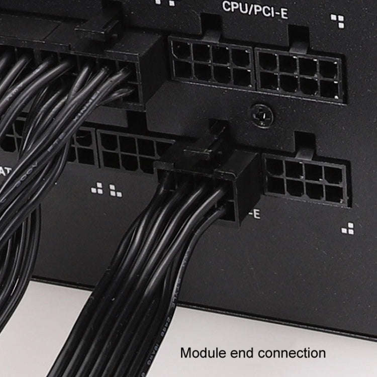50cm For Corsair 18AWG Flat Cable Power Module Cable Graphics Card Module Cable 8Pin To 8Pin 6+2(...