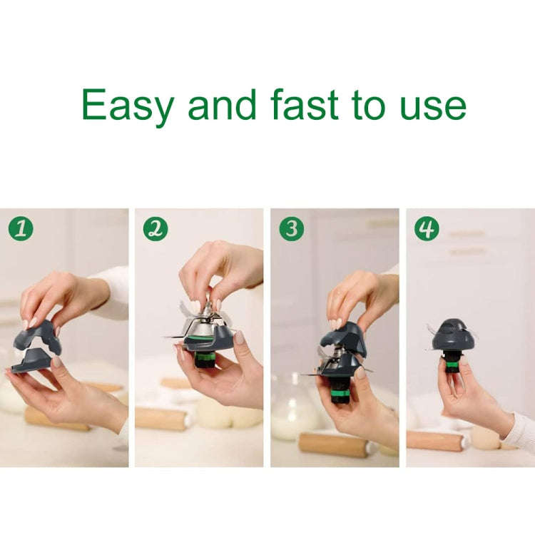 For Thermomix TM5 / TM6 Kitchen Machine Kneading Dough Blade Isolation Protective Cover(Black)