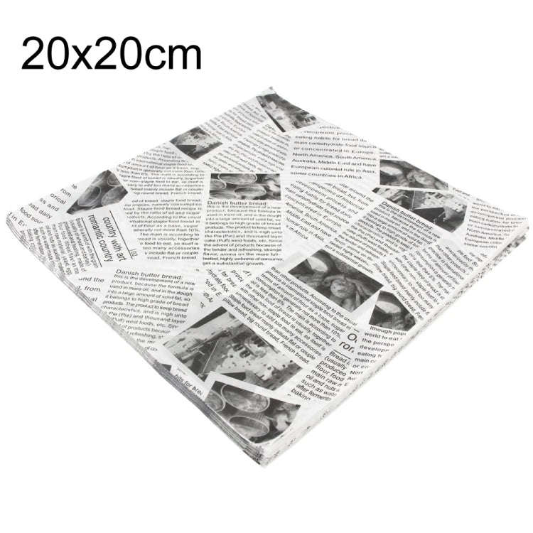 500sheets /Pack Deli Greaseproof Paper Baking Wrapping Paper Food Basket Liners Paper  20 x 20cm ...