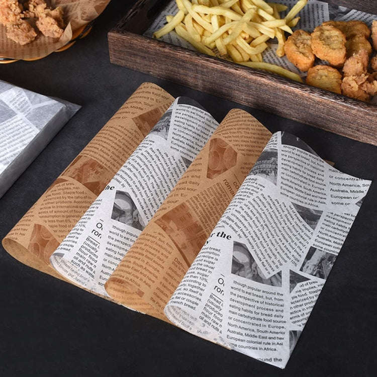 500sheets /Pack Deli Greaseproof Paper Baking Wrapping Paper Food Basket Liners Paper  20 x 20cm ...
