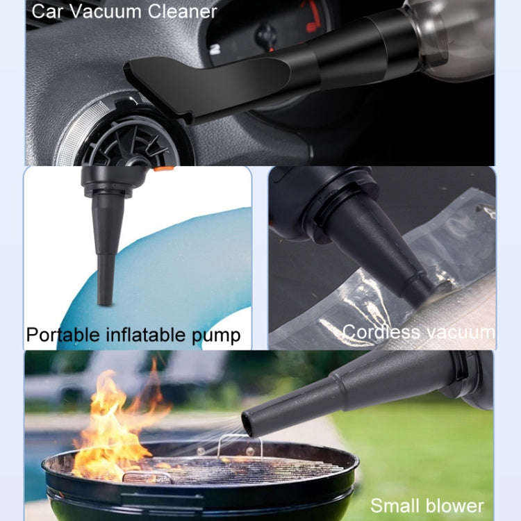 Car Vacuum Cleaner Large Suction Power Wireless Pump Inflatable Blower Handheld Small Vacuum Clea...