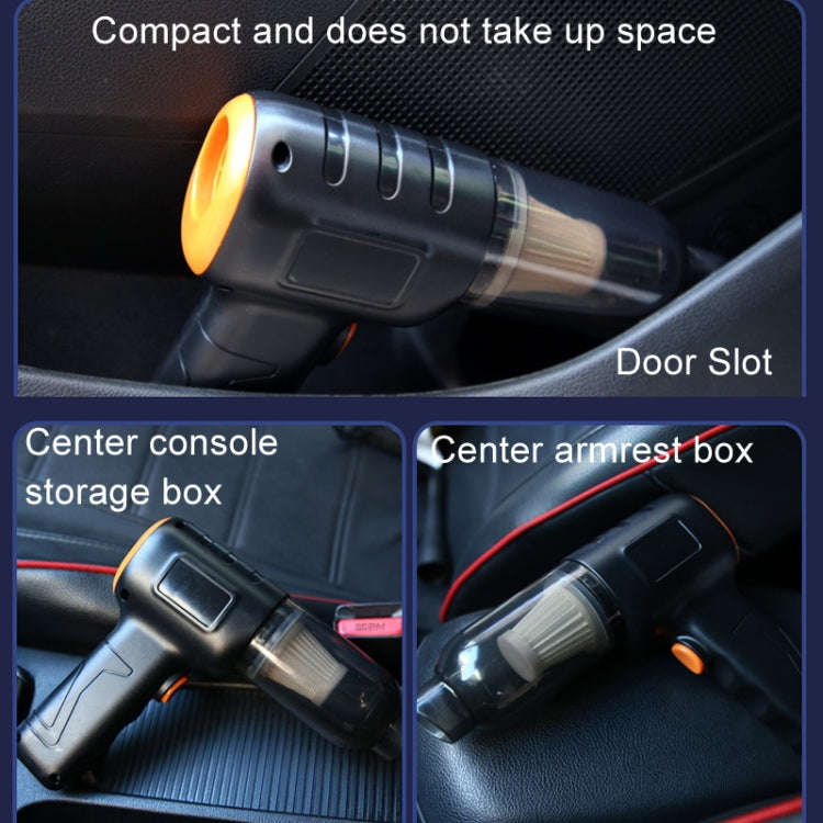 Car Vacuum Cleaner Large Suction Power Wireless Pump Inflatable Blower Handheld Small Vacuum Clea...