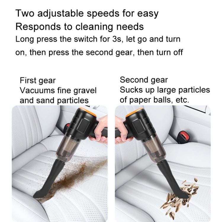 Car Vacuum Cleaner Large Suction Power Wireless Pump Inflatable Blower Handheld Small Vacuum Clea...