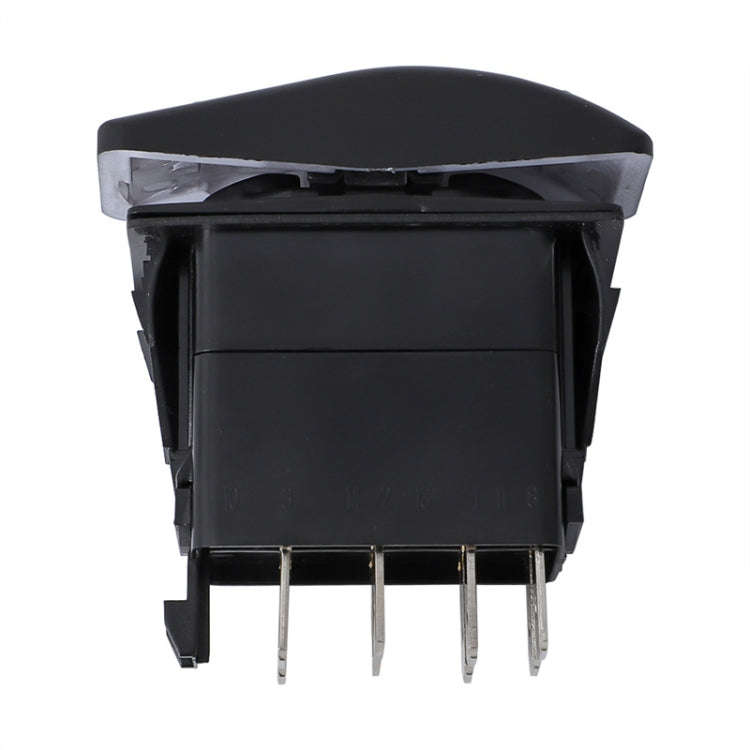12V Car Modified Far Near Light Self-Locking Waterproof Switch(Black)