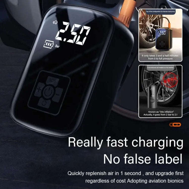 Car Portable Electric Tire Inflator Pump, Model: Wireless Standard