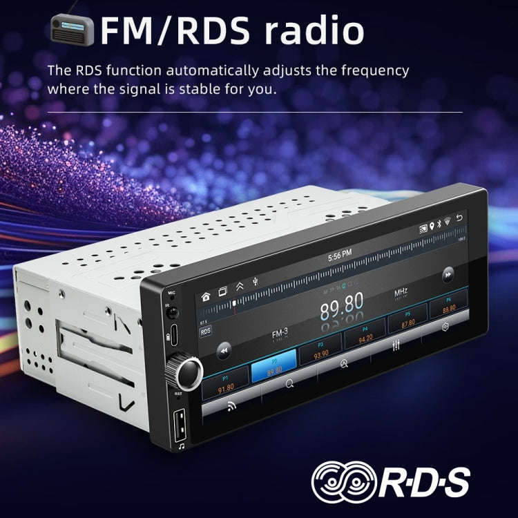 Car Universal Radio Wireless Bluetooth Hands-Free Android Navigation, Memory: 2+64G