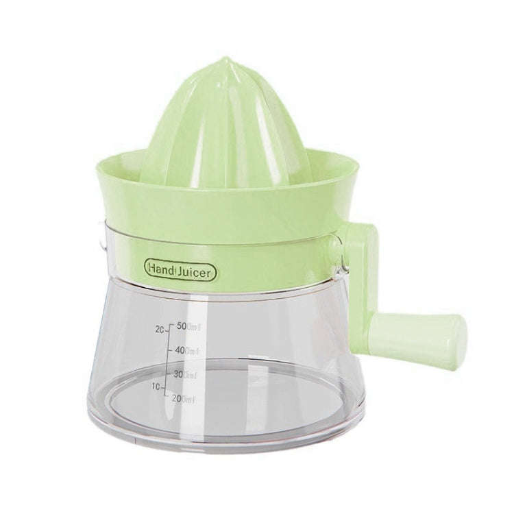 Household Manual Juicer Kitchen Hand Crank Fruit Extractor(Green)