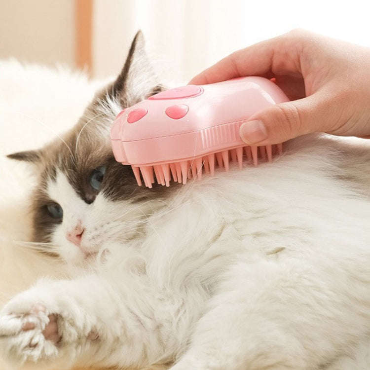 Rechargeable Pet No-Scrub Comb Electrical Spray Hair Removal Massage Comb For Dogs And Cats(Cat C...