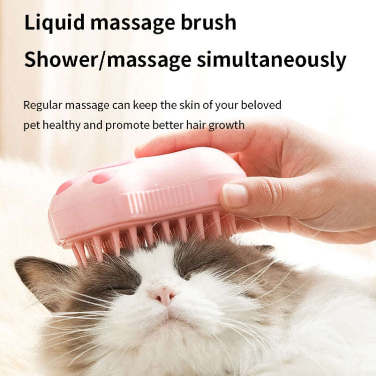 Rechargeable Pet No-Scrub Comb Electrical Spray Hair Removal Massage Comb For Dogs And Cats(Cat C...