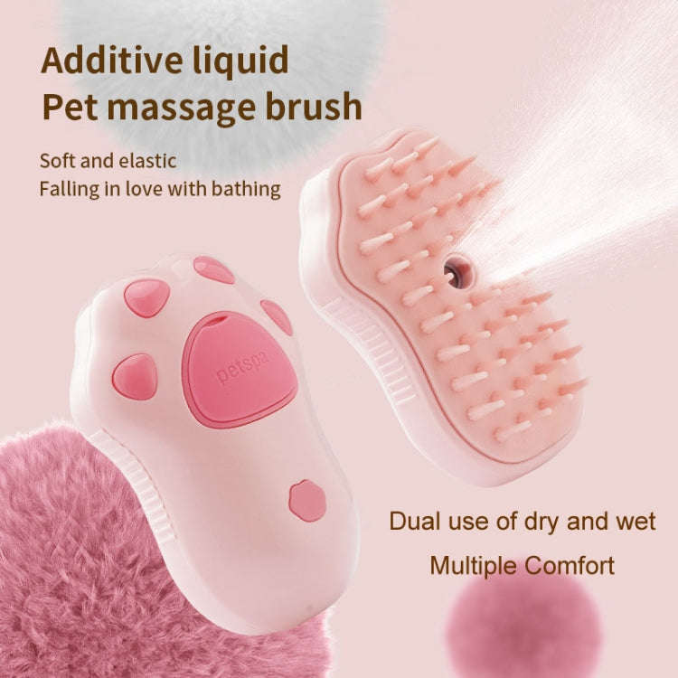 Rechargeable Pet No-Scrub Comb Electrical Spray Hair Removal Massage Comb For Dogs And Cats(Cat C...