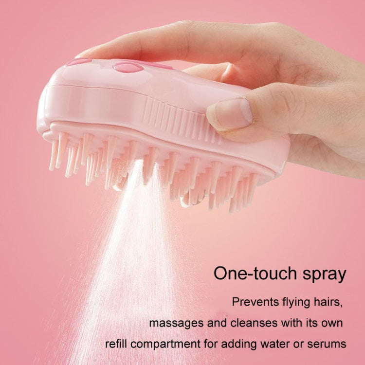 Rechargeable Pet No-Scrub Comb Electrical Spray Hair Removal Massage Comb For Dogs And Cats(Cat C...