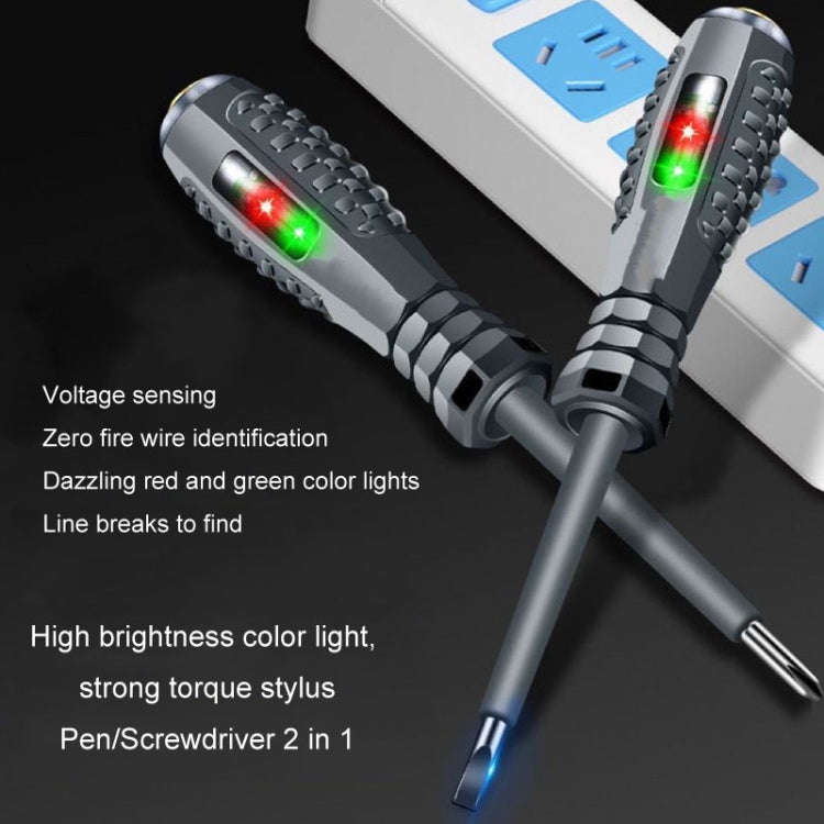 High Torque High Bright Electrician Tester Smart Test Breakpoint Specific Screwdriver(Phillips)